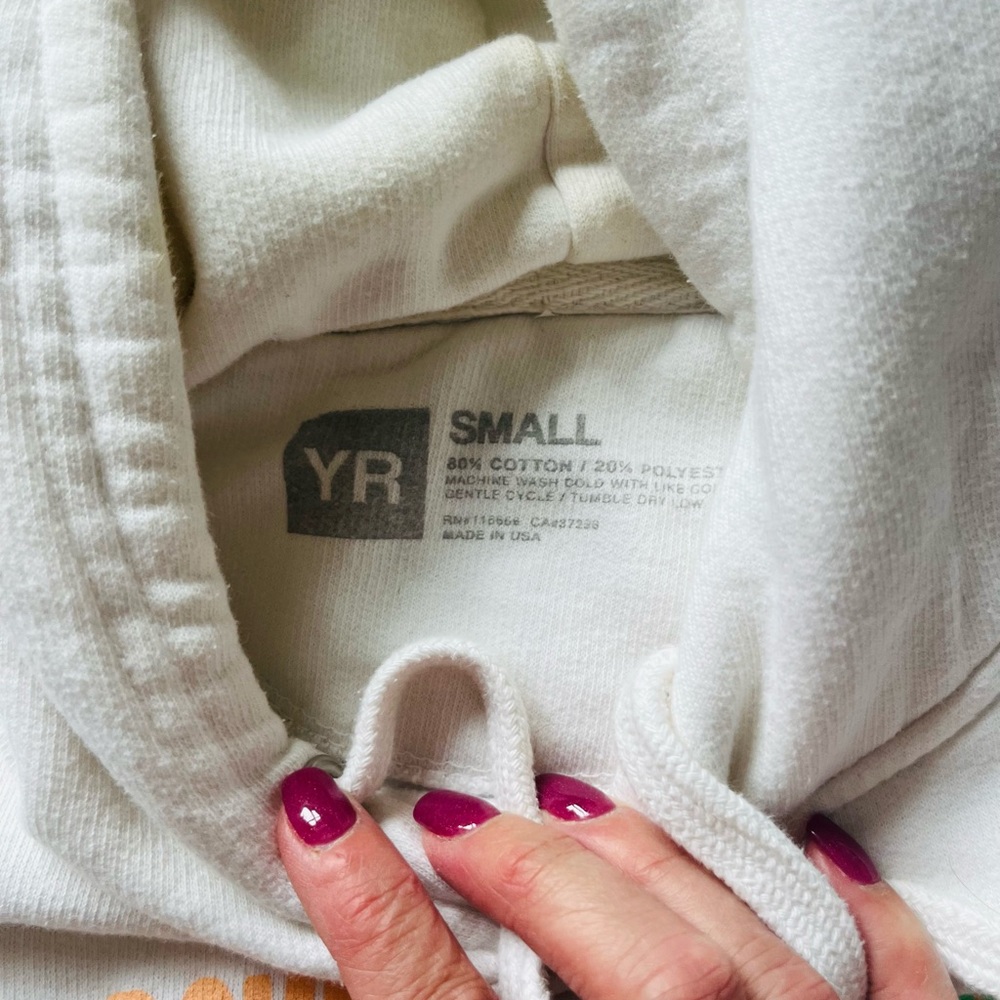 Young & Reckless White Graphic Hoodie - Picture 5 of 5